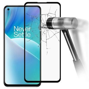 Full Cover OnePlus Nord 2T Screenprotector van gehard glas - 9H - Zwart