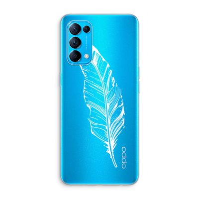 Pluim: Oppo Find X3 Lite Transparant Hoesje