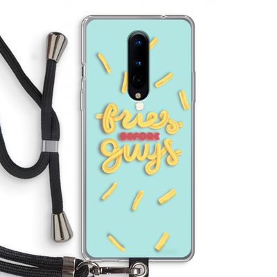 Always fries: OnePlus 8 Transparant Hoesje met koord