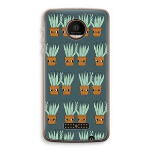 Sansevieria: Motorola Moto Z Force Transparant Hoesje