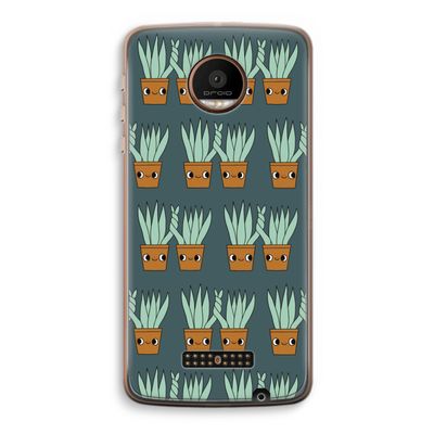 Sansevieria: Motorola Moto Z Force Transparant Hoesje