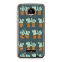 Sansevieria: Motorola Moto Z Force Transparant Hoesje