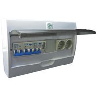 GACIA PV zonnepanelenverdeler SPC021 Hoofdschakelaar wcd met aardlekautomaat 16A installatieautomaat
