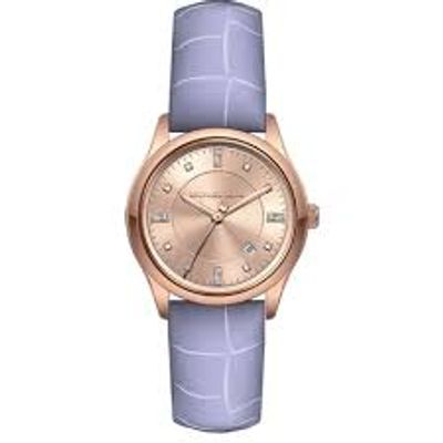 Horlogeband Michael Kors MK2550 Leder Paars 18mm