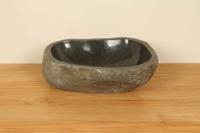 Wasbak riviersteen RM030369, 45x36x15 cm