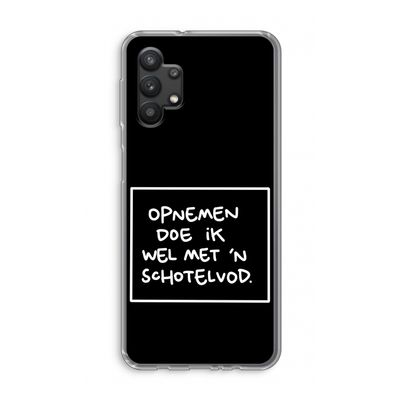 Schotelvod: Samsung Galaxy A32 5G Transparant Hoesje