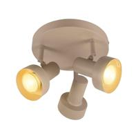 Freelight Spot Lunata 3 lichts Ø 20 cm beige