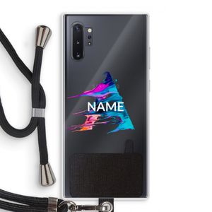 Abstract Spectrum: Samsung Galaxy Note 10 Plus Transparant Hoesje met koord