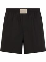 Dolce & Gabbana boxer à plaque logo - Noir
