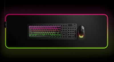 Steelseries Apex Pro Mini Wireless toetsenbord Gamen USB + RF Wireless + Bluetooth QWERTY Amerikaans Engels Zwart