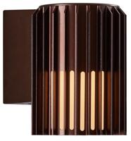 Nordlux Wandlamp Aludra rond E27 bruin IP54 - 4800942