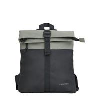 New Rebels Backham Los Angeles Zwart 7L Rolltop Rugzak Waterafstotend
