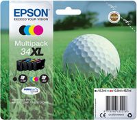 Epson inktcartridge 34XL, 950 pagina's, OEM C13T34764010, 4 kleuren - thumbnail