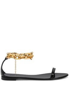 Giuseppe Zanotti sandales Intrigo Chain - Noir