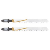 Wolfcraft Decoupeerzaagblad | HCS | L=100mm | T-Schaft | 2 stuks - 2381000