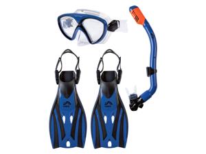 CRIVIT Kinder duik- en snorkelset (S, Blauw/zwart)