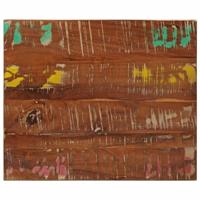 Tafelblad rechthoekig 60x50x2,5 cm massief gerecycled hout Tafelblad rechthoekig 60x50x2,5 cm massief gerecycled hout