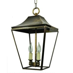 Limehouse Landelijke hanglampKnightbridge 2-lichts 48cm - gepolijst nikkel (N) - 592BP3