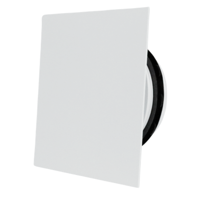 Ducovent Design vierkant XL ventilatieventiel wit Ø125 mm