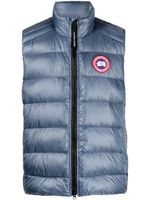 Canada Goose gilet Crofton à logo appliqué - Bleu - thumbnail