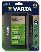 Varta LCD Universal Charger+ Batterijlader NiMH AAA (potlood), AA (penlite), C (baby), D (mono), 9 V (blok) - thumbnail