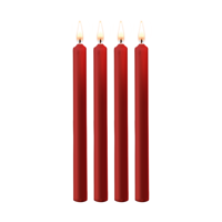 Ouch! by Shots Teasing Wax Candles - 4 Pieces - Large - Red