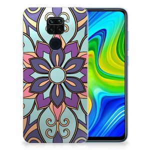 Xiaomi Redmi Note9 TPU Case Purple Flower