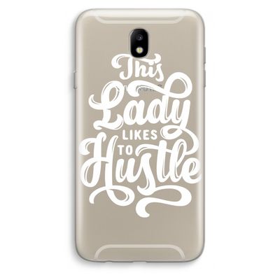 Hustle Lady: Samsung Galaxy J7 (2017) Transparant Hoesje