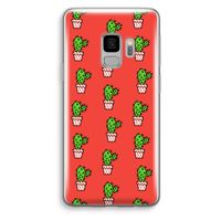 Mini cactus: Samsung Galaxy S9 Transparant Hoesje