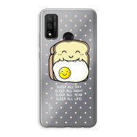 Sleep All Day: Huawei P Smart (2020) Transparant Hoesje