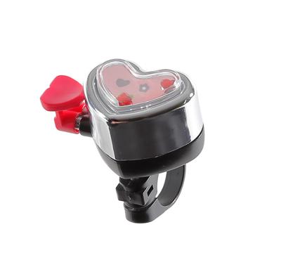 PexKids fietsbel hartje chroom-roze
