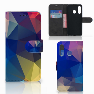 Huawei P30 Lite (2020) Book Case Polygon Dark