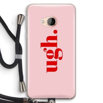 Ugh: HTC U Play Transparant Hoesje met koord