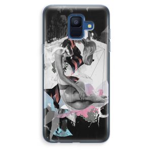 Camouflage de sommeil: Samsung Galaxy A6 (2018) Transparant Hoesje