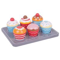 Bigjigs houten muffinset