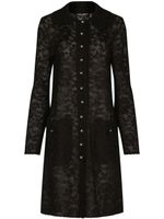 Dolce & Gabbana veste à détails en dentelle - Noir