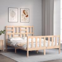 Bedframe zonder matras massief grenenhout 120x200 cm