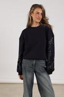 Nukus Suzanne Pullover Strass Nkf03000 Trui 70 Navy