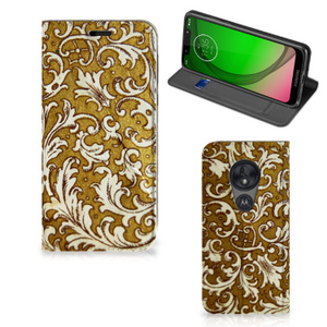 Telefoon Hoesje Motorola Moto G7 Play Barok Goud