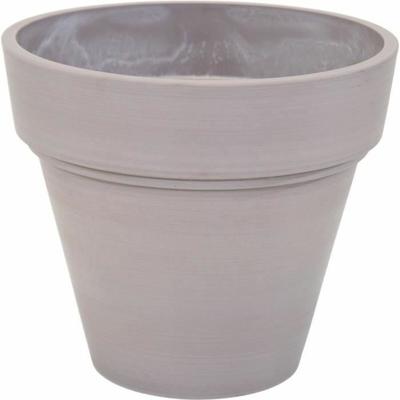 Bloempot Mega Collections Ecostone Planter Bruin Taupe Ø 35 cm 35 cm 35 x 30 cm