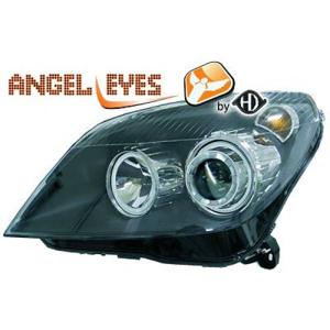 Koplampen passend voor Opel Astra H 10/2003- zwart + motor 1806380
