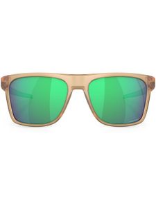 Oakley lunettes de soleil OO9100 Leffingwell à monture rectangulaire - Marron