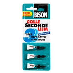 Bison 6301451 Secondelijm 3x0,8gr