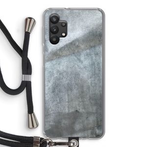 Grey Stone: Samsung Galaxy A32 5G Transparant Hoesje met koord