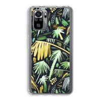 Tropical Palms Dark: Xiaomi Redmi Note 10S Transparant Hoesje Tropical Palms Dark: Xiaomi Redmi Note 10S Transparant Hoesje