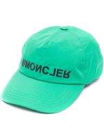 Moncler Grenoble casquette à plaque logo - Vert - thumbnail