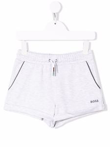 BOSS Kidswear short à logo imprimé - Gris