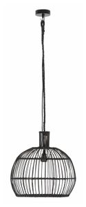 MUST Living Hanglamp 'Las Salinas' Rotan, 40cm, kleur Zwart
