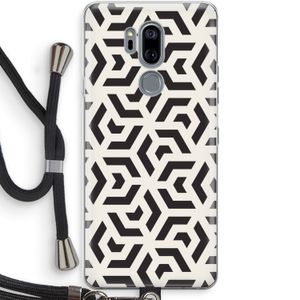 Crazy pattern: LG G7 Thinq Transparant Hoesje met koord