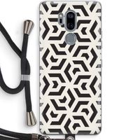Crazy pattern: LG G7 Thinq Transparant Hoesje met koord